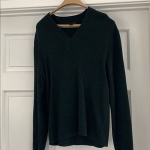 Men’s black V neck sweater from Express